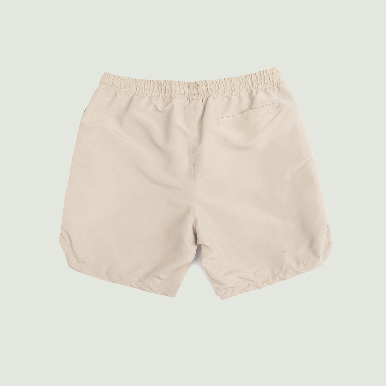 Fishing Club Nylon Shorts in Cream